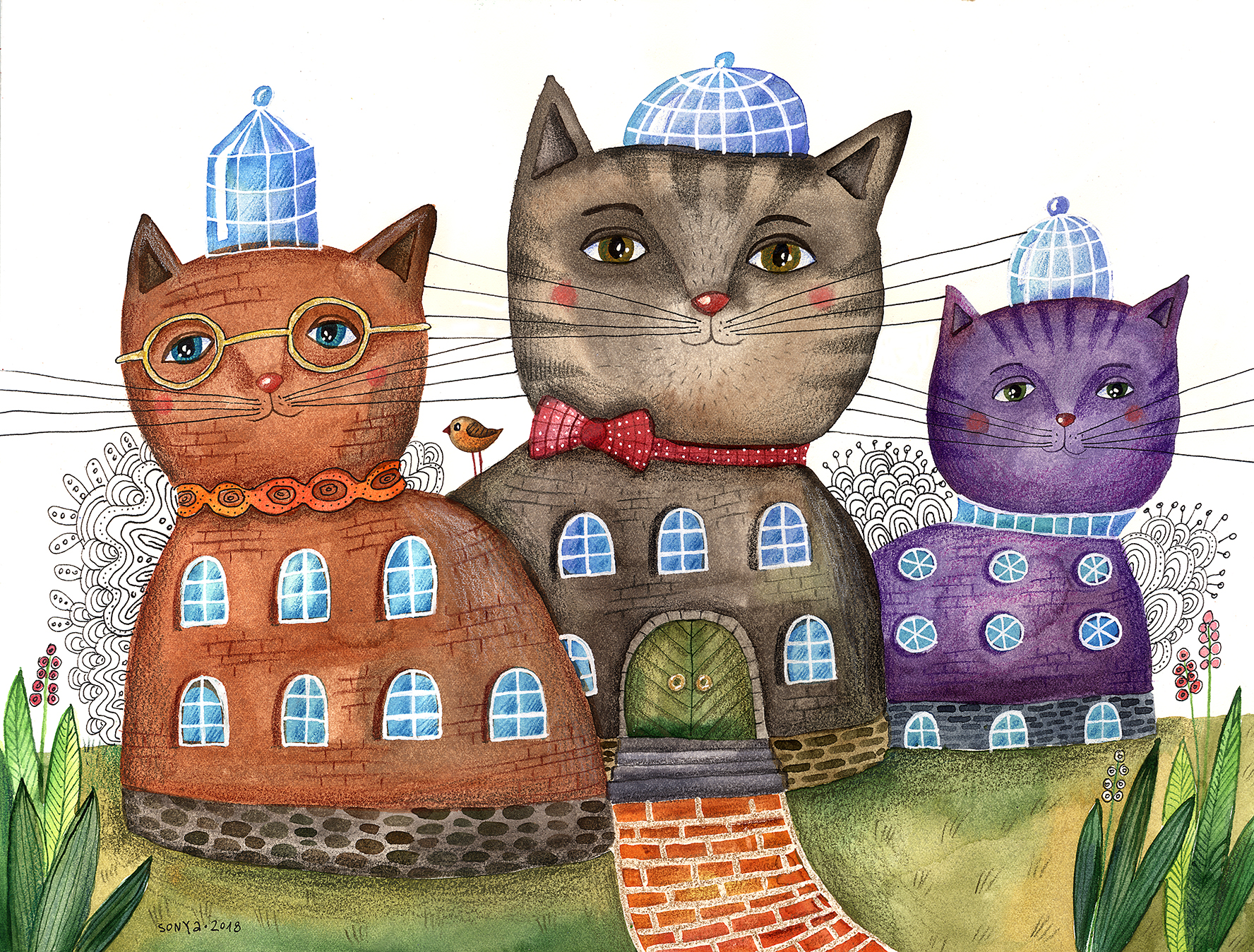Сказка дом кота. Нарисованный домик для котика. Домик для котиков рисунок. Сказочный домик в виде кота. Дом для кошки рисунок.