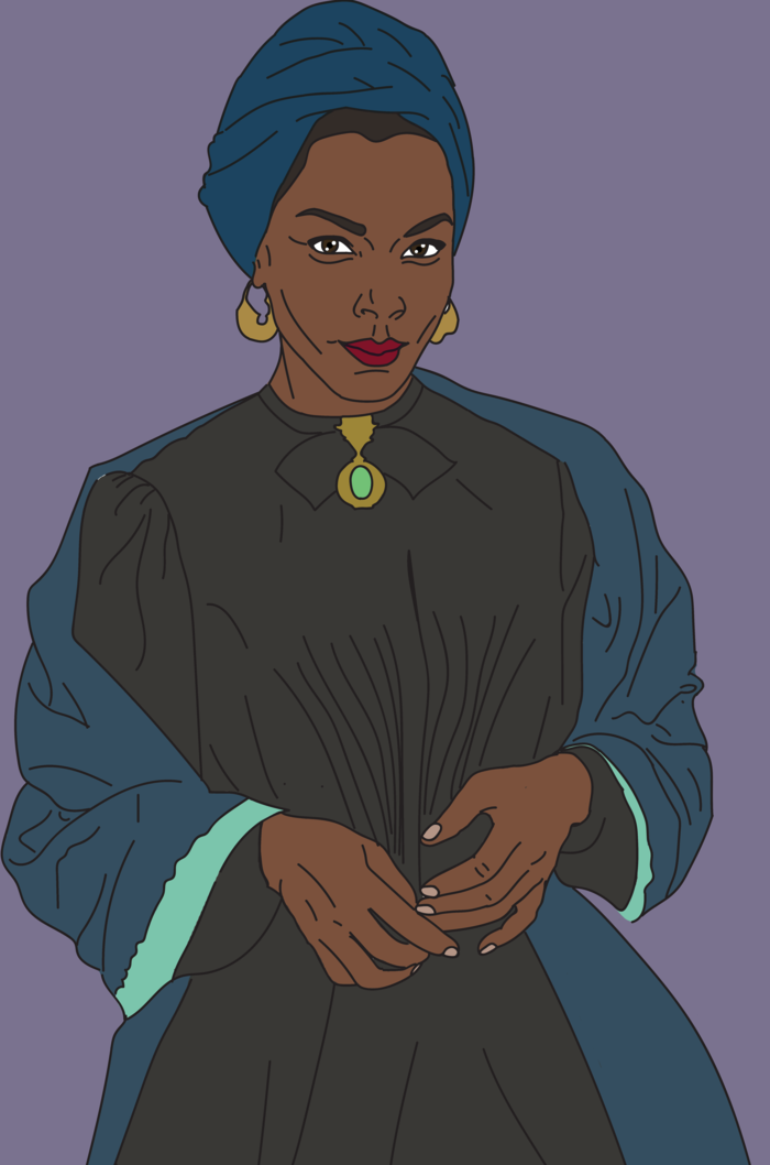 Иллюстрация Мадам Мари Лаво в стиле 2d | Illustrators.ru