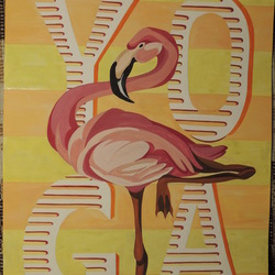 YOGA FLAMINGO STYLE