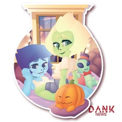 Lapis x Peridot sticker