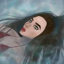 Девушка в бассейне