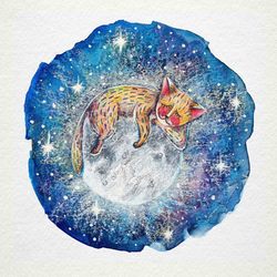 Сказка о коте и луне