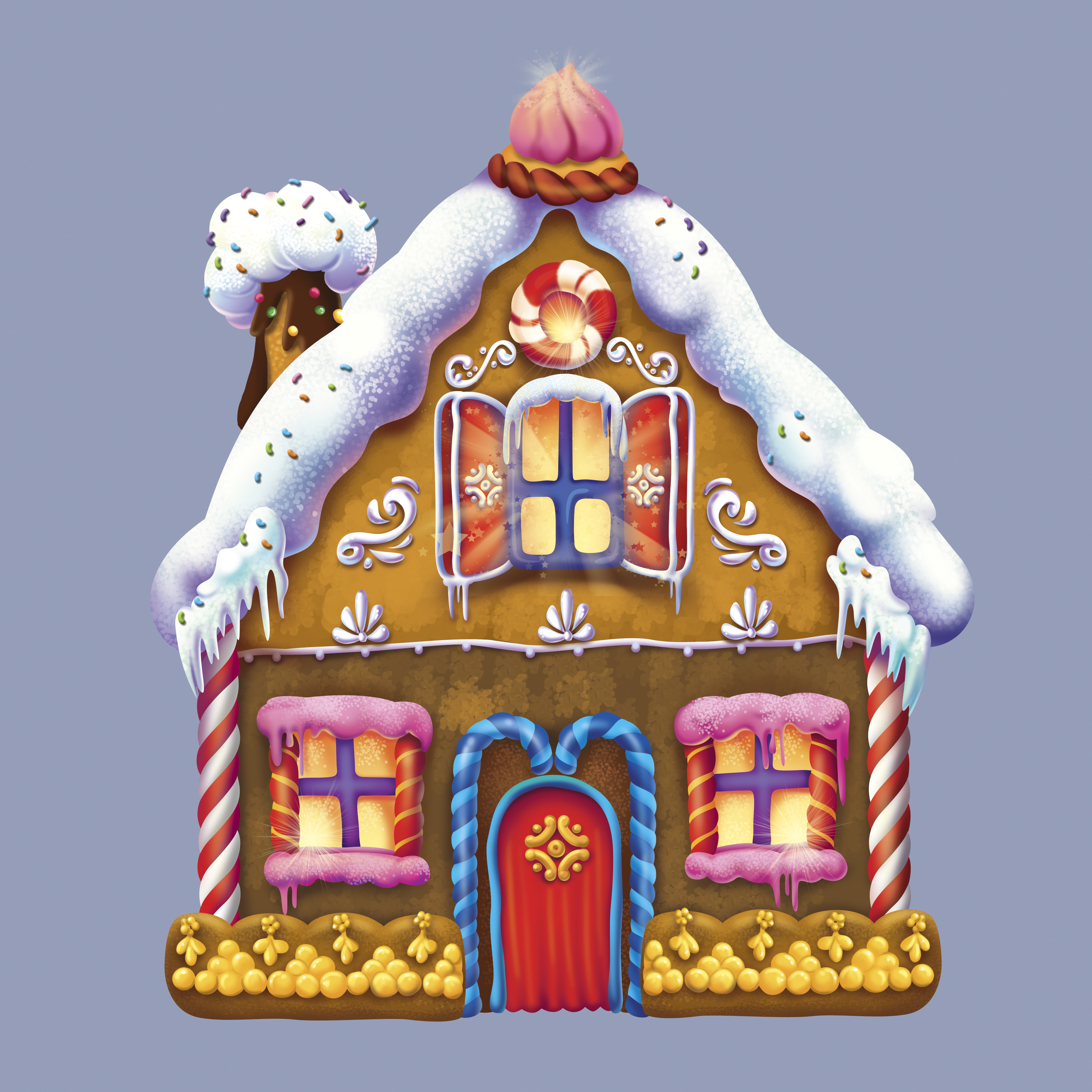 Новогодний сказочный детский домик
