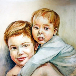 портрет 2х братьев