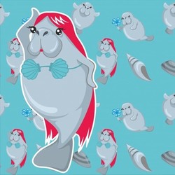 Паттерн для печати на текстиле