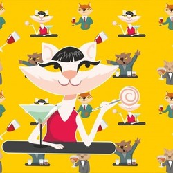 Паттерн для печати на текстиле