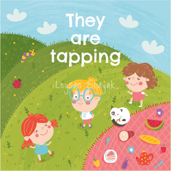 Обложка для детской книги "They are tapping"