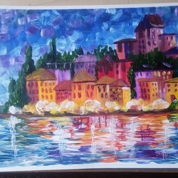 Город в стиле Афремова