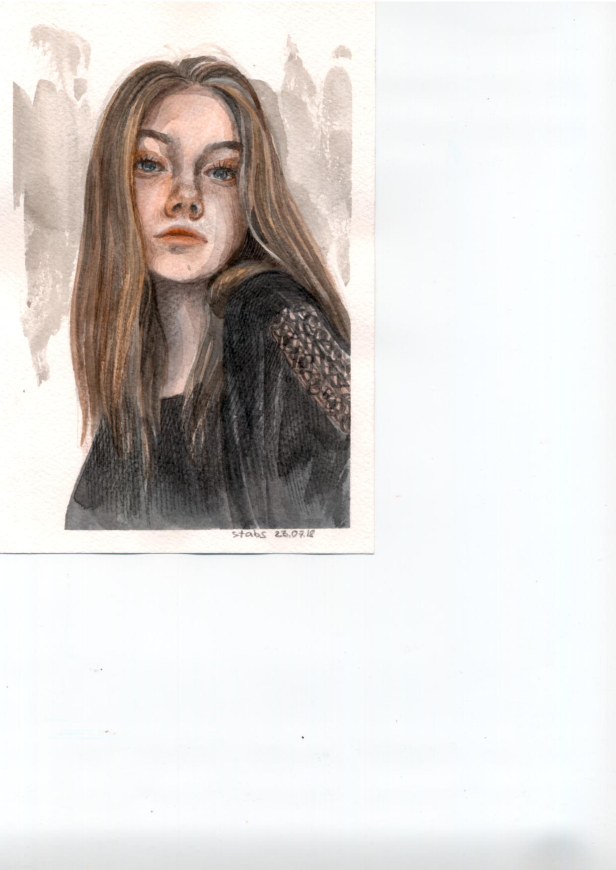 изящный портрет