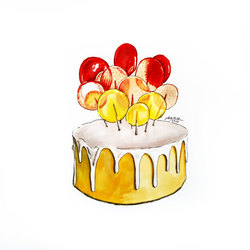 Торт с леденцами