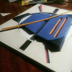 Абстрактный глубинно-пространственный макет