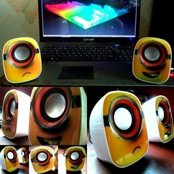 Аэрография на колонках "Миньоны"