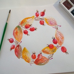 осенний венок