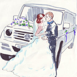 Wedding sketch