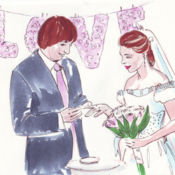 Wedding sketch