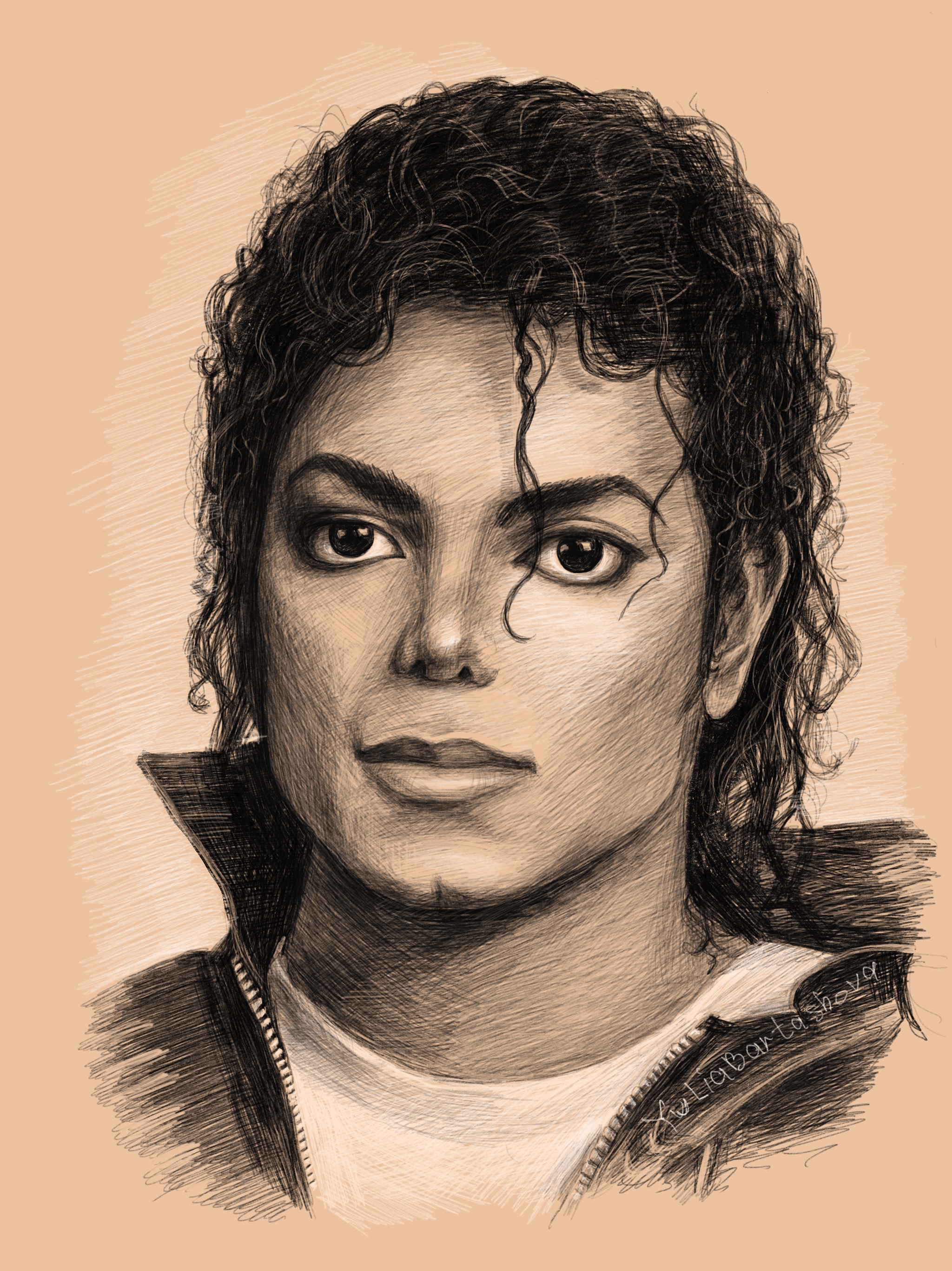 Майкл Джексон портрет