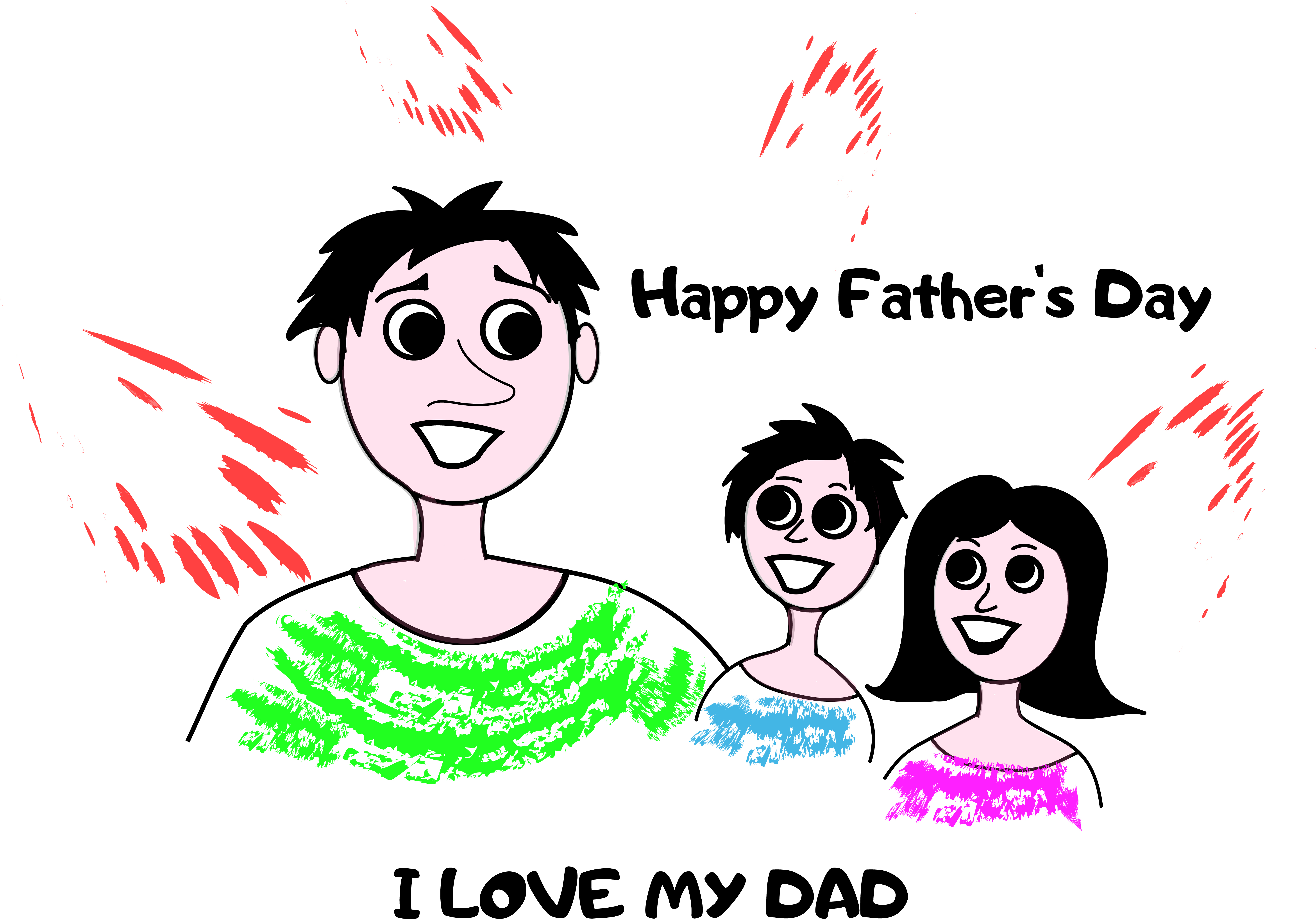 Открытка к дню отца