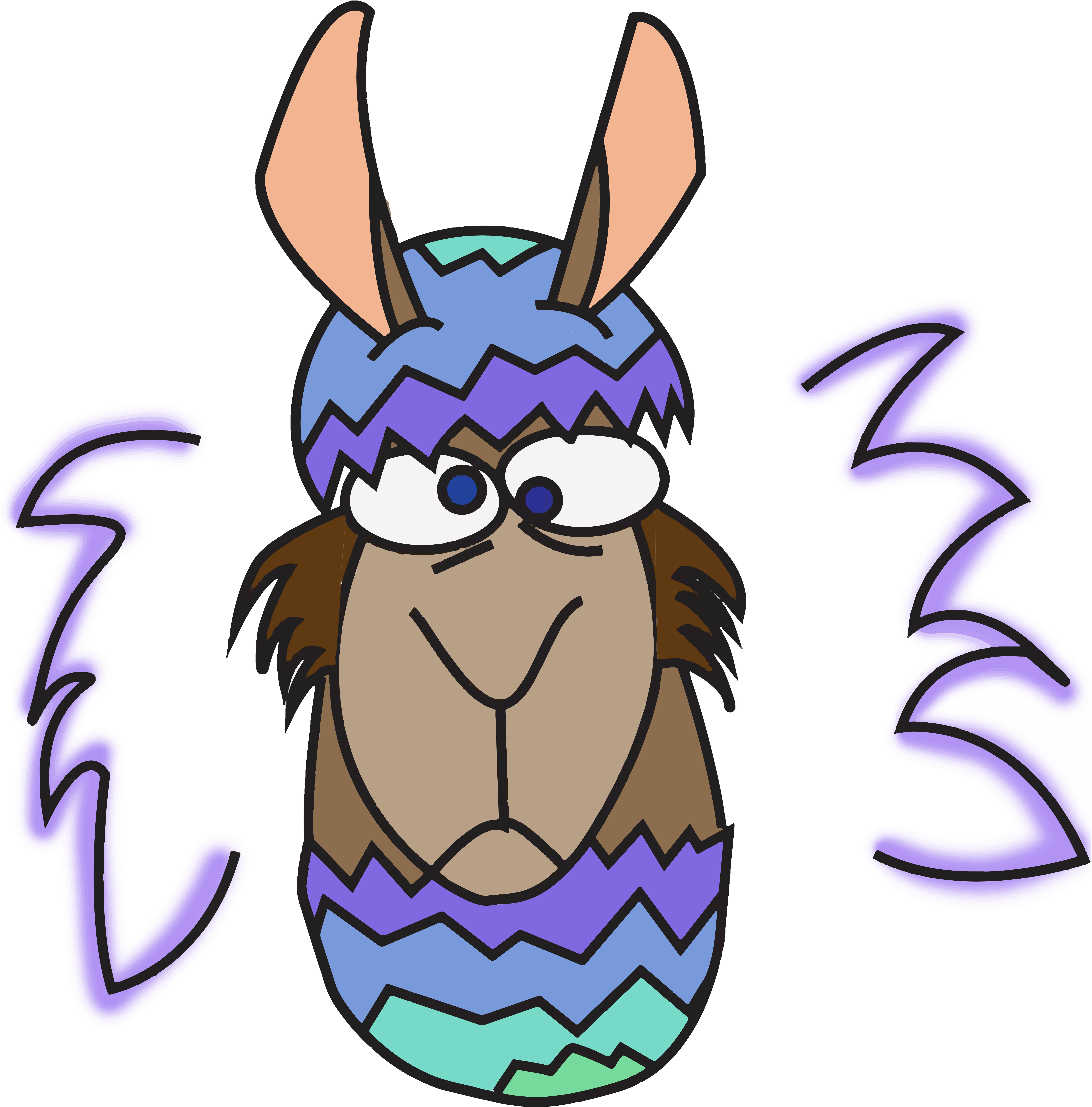 Мультяшная Лама