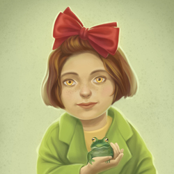 Девочка с лягушкой