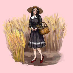 дама в шляпе