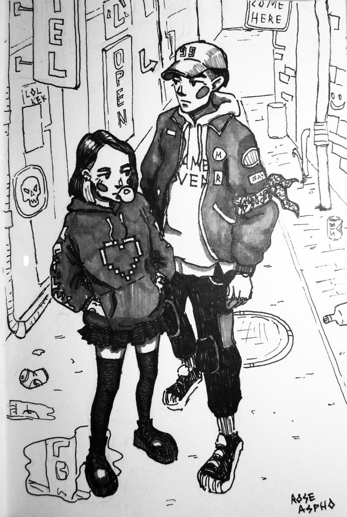 Иллюстрация Детройт | Illustrators.ru