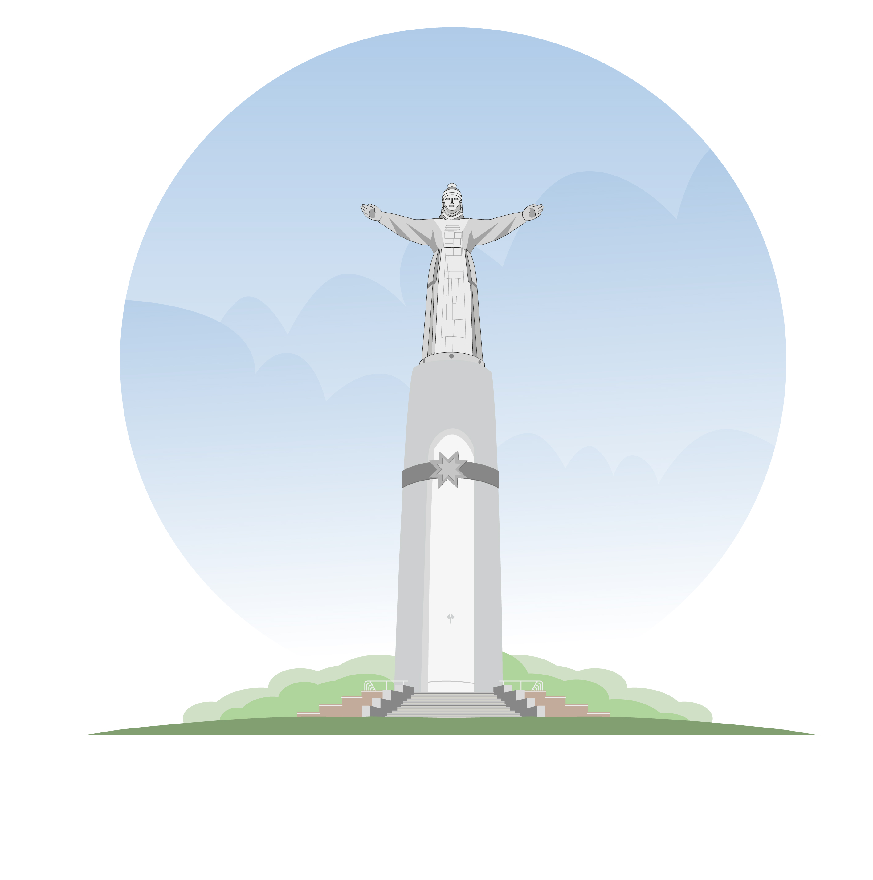 Статуя матери в Чебоксарах