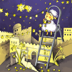 Иллюстрация для обложки детского журнала