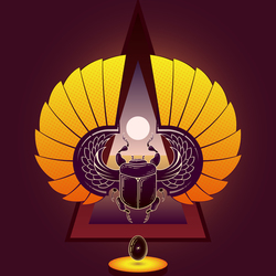 Хепри - священный скарабей