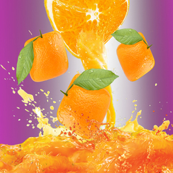 Цитрус свежей формы.