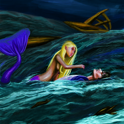 Иллюстрация к книге "Русалочка"