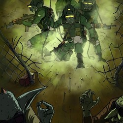 Одна из страниц авторского комикса