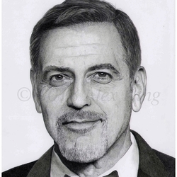 Портрет Джорджа Клуни