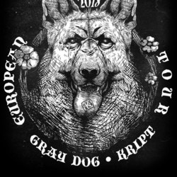 KRYST | GRAY DOG Tour T-Shirt