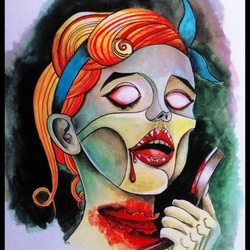 Девушка в стиле Пин - ап.