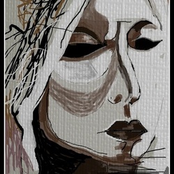 Девушка в Painte