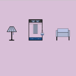 Сет иконок на тему "Мебель"