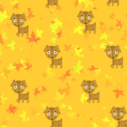 Детский принт на ткани