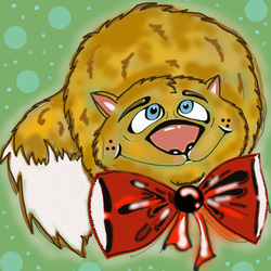 Довольный кот)