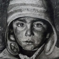 Портрет бездомного мальчика