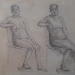 Обнажённая.