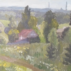 Пленэрная работа.