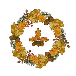 Осенний венок