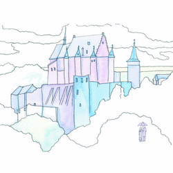 Замок Вианден. Страна Люксембург.