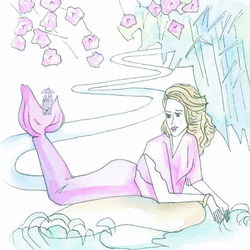 Русалка Melusina. Город Люксембург.