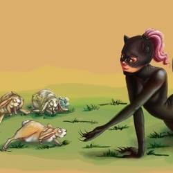 Женщина кошка