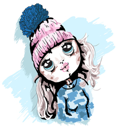 Модная девочка