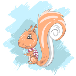 Милая белочка