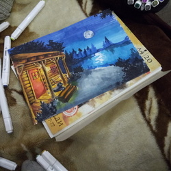 Вечер у реки