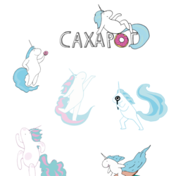 Stickers Saharog unicorn