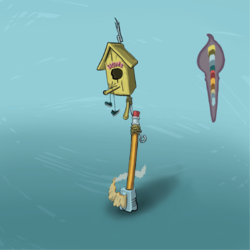 Home(эскиз для татуировки)